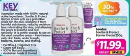 Your Discount Chemist Soodox Soothe & Protect Barrier Cream offer