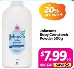Your Discount Chemist Johnsons Baby Cornstarch Powder offer
