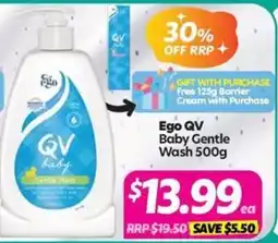 Your Discount Chemist Ego QV Baby Gentle Wash offer