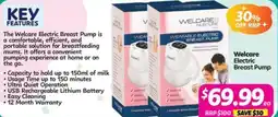 Your Discount Chemist Welcare Electric Breast Pump offer