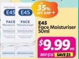 Your Discount Chemist E45 Face Moisturiser offer