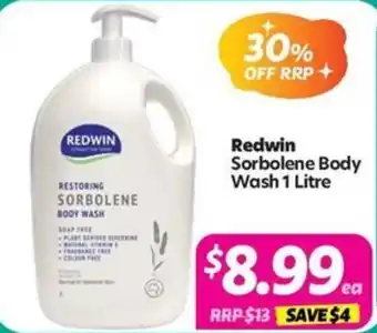 Your Discount Chemist Redwin Sorbolene Body Wash offer