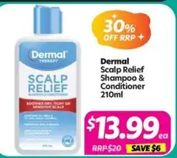 Your Discount Chemist Dermal Scalp Relief Shampoo & Conditioner offer