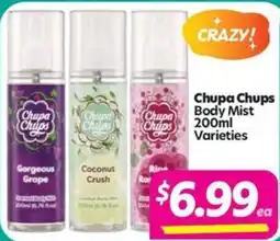 Your Discount Chemist Chupa Chups Body Mist Varieties offer
