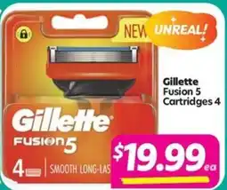 Your Discount Chemist Gillette Fusion 5 Cartridges 4 offer