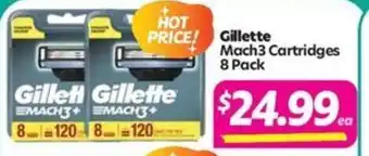 Your Discount Chemist Gillette Mach3 Cartridges offer