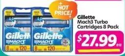 Your Discount Chemist Gillette Mach3 Turbo Cartridges offer