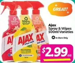 Your Discount Chemist Ajax Spray & Wipes Varieties offer