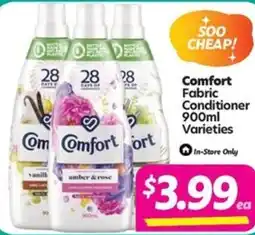 Your Discount Chemist Comfort Fabric Conditioner Varieties offer