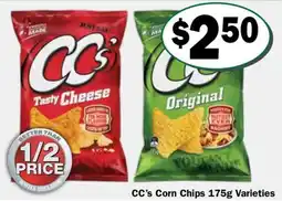 Friendly Grocer CC's Corn Chips Varieties offer