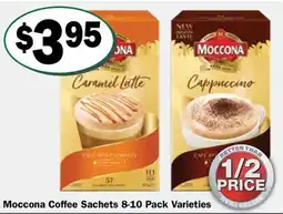 Friendly Grocer Moccona Coffee Sachets Varieties offer