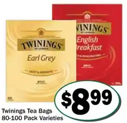 Friendly Grocer Twinings Tea Bags Varieties offer