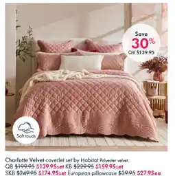 Pillow Talk Charlotte Velvet offer