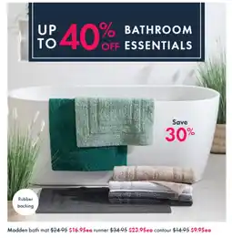 Pillow Talk Madden bath mat offer