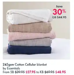 Pillow Talk Cotton Cellular blanket offer