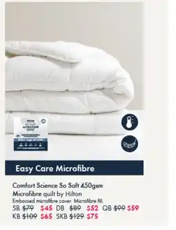 Pillow Talk Easy Care Microfibre offer