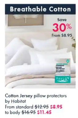 Pillow Talk Cotton Jersey pillow protectors offer