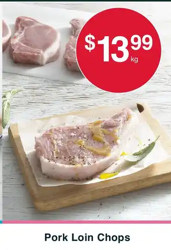 Australian Butchers Store Pork Loin Chops offer