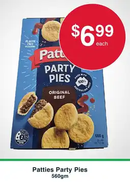Patties Party Pies