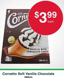 Cornetto Soft Vanilla Chocolate