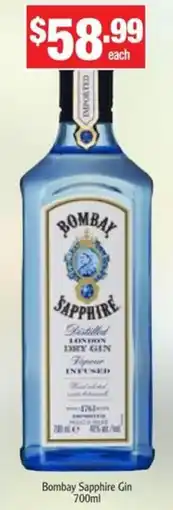 Liquor Stax Bombay Sapphire Gin offer