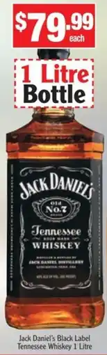 Jack Daniel's Black Label Tennessee Whiskey
