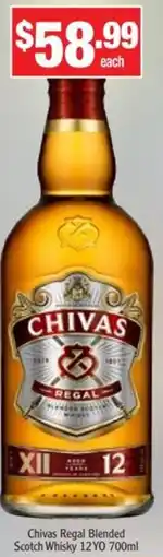Liquor Stax Chivas Regal Blended Scotch Whisky 12YO offer