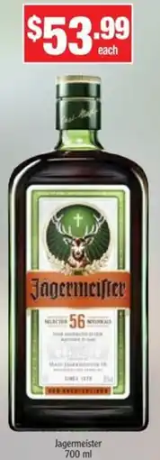 Liquor Stax Jagermeister offer