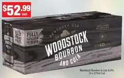 Liquor Stax Woodstock Bourbon & Cola 6.0% offer