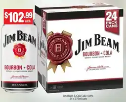 Liquor Stax Jim Beam & Cola Cube 4.8% offer