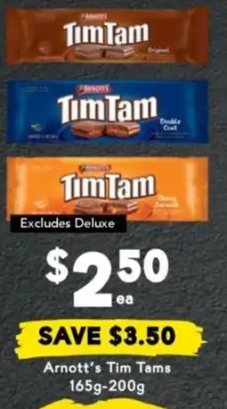Drakes Arnott's Tim Tams offer
