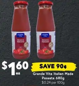 Drakes Grande Vita Italian Made Passata offer