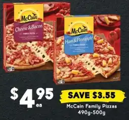Drakes McCain Family Pizzas offer