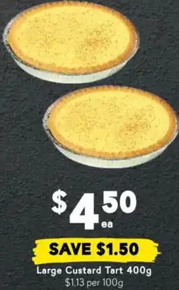 Drakes Large Custard Tart offer