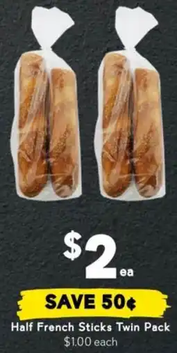 Drakes Half French Sticks Twin Pack offer
