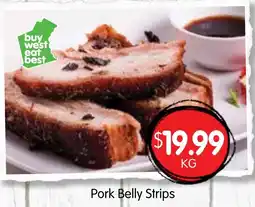 Spudshed Pork Belly Strips offer
