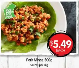 Spudshed Pork Mince offer