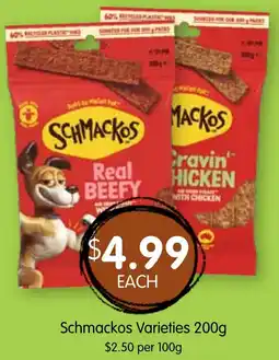 Spudshed Schmackos Varieties offer
