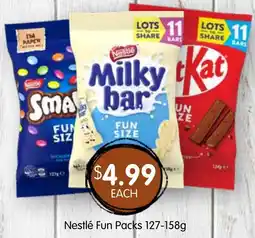 Spudshed Nestlé Fun Packs offer