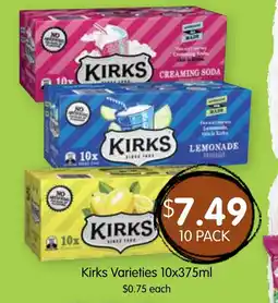 Spudshed Kirks Varieties offer