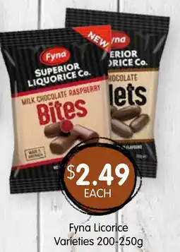 Spudshed Fyna Licorice Varieties 200-250g offer