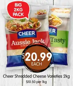 Spudshed Cheer Shredded Cheese Varieties offer