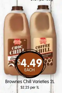 Spudshed Brownes Chill Varieties offer