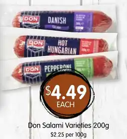 Spudshed Don Salami Varieties offer