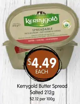 Spudshed Kerrygold Butter Spread Salted offer