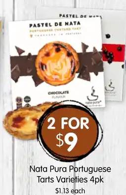 Spudshed Nata Pura Portuguese Tarts Varieties offer