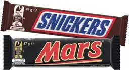 IGA Mars 44‑56g Medium Bars or M&M’s 35‑49g Selected Varieties offer