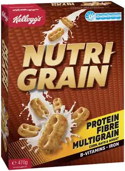 IGA Kellogg’s Nutri‑Grain 470g offer