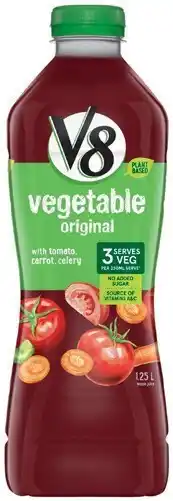 IGA V8 Fruit & Vegetable Juice 1.25 Litre Selected Varieties offer