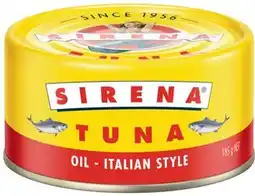 IGA Sirena Tuna 185g Selected Varieties offer